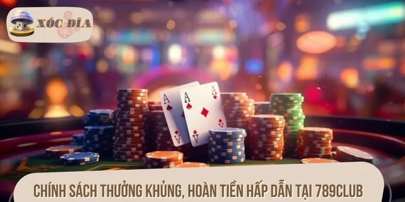 Chính sách thưởng khủng, hoàn tiền hấp dẫn tại 789CLUB