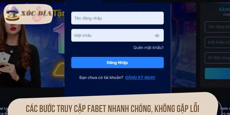 Các bước truy cập FABET nhanh chóng, không gặp lỗi