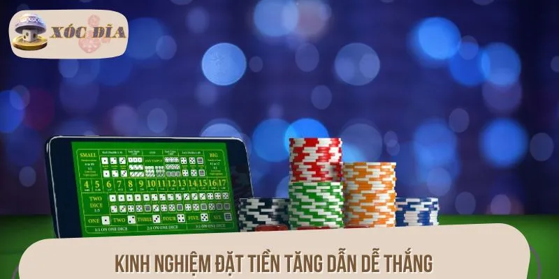 Kinh nghiệm đặt tiền tăng dẫn dễ thắng