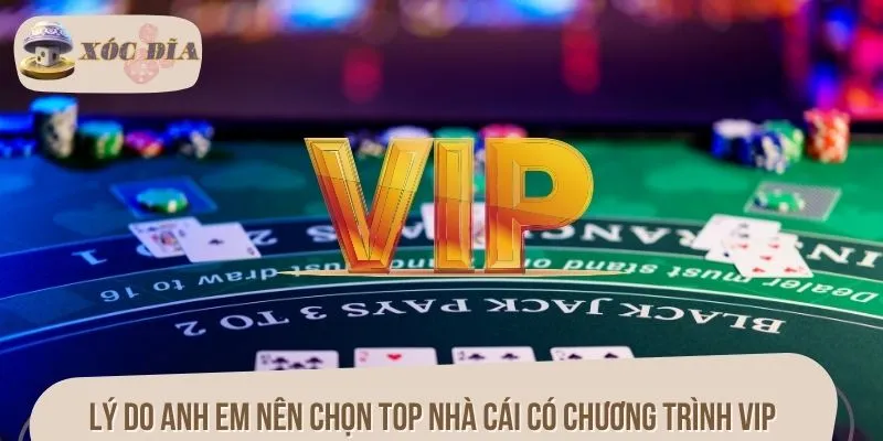 Lý do anh em nên chọn top nhà cái có chương trình VIP